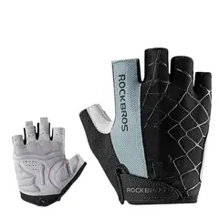 Rockbros - Guantes Mitón Spider Ciclismo S109 Celeste Talla M
