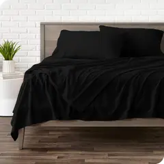 TEFI HOME - Sábana Micropolar Negro