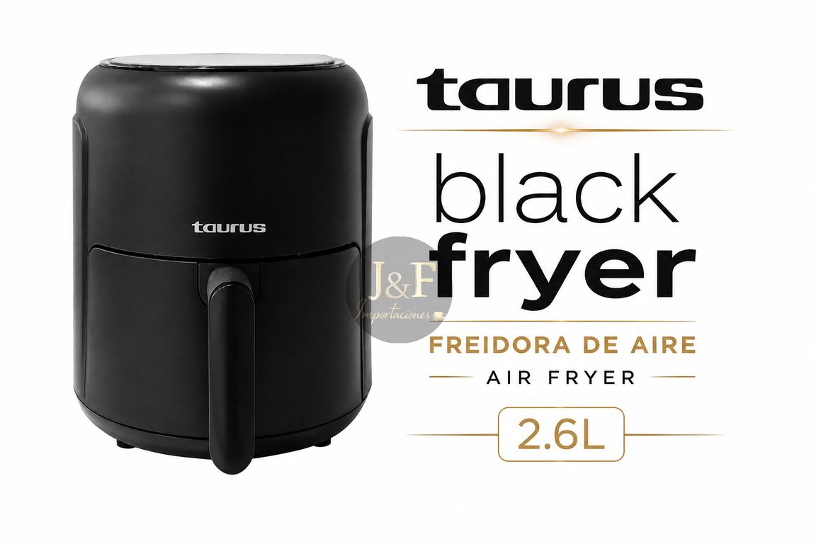 FREIDORA DE AIRE NEGRA DE 2.6 LITROS DIGITAL BLACK FRYER
