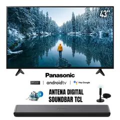 Panasonic - Televisor Smart TV 43 TC-43MS600P LED FHD AndroidTV + Ant + Soundbar TCL