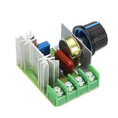 GENERICO - Regulador de Voltaje 2000W SCR AC 50-220V Control Velocidad Motor