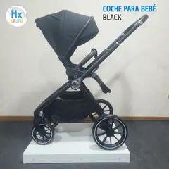 GENERICO - COCHE PARA BEBE MX-115 PREMIUM NEGRO