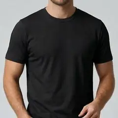 GENERICO - Polo Básico Hombre Algodón Regular Fit Negro