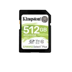KINGSTON - Tarjeta memoria SDXC Canvas Select Plus SDS2 - 512GB