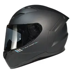 MT HELMETS - CASCO SEGMENT NEGRO MATE VISOR OSCURO CERTIFICACIÓN DOT