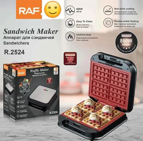 MÁQUINA PARA HACER 4 WAFLES