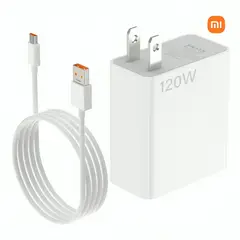 XIAOMI - Cargador Carga Rápida 120W Cable Tipo C