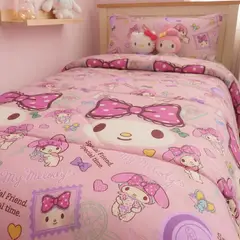 GENERICO - EDREDON 2 PLAZAS MYMELODY INFANTIL MICROFIBRA PREMIUM + FUNDAS DE ALMOHADA