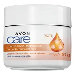 AVON - Crema Facial Hidratante 3 En 1 Aceite De Macadamia Care