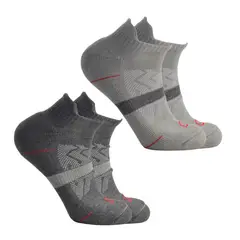 HEISS - Pack x2 Medias Deportivas Taloneras Transpirables Sport Drytech Running Ciclismo