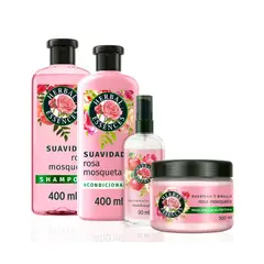 HERBAL ESSENCES - Kit x4 Rosa Mosqueta SH ACC MASC Y PERF