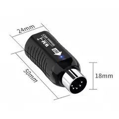 GENERICO - Sistema Inalámbrico para Guitarra Eléctrica Transmisor y Receptor WS-MINI2
