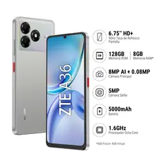 ZTE - BLADE A36 4GB+128GB - gris