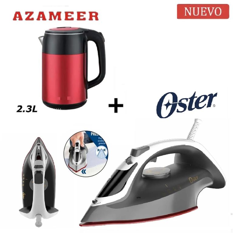 Nueva Plancha Aeroceramica 220W -GCSTAC6901-Hervidor 2.3LR