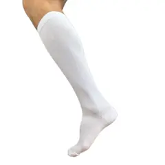 BLUFLEX - Medias de Compresión Ligera 8-12 mmHg Blanco S-M