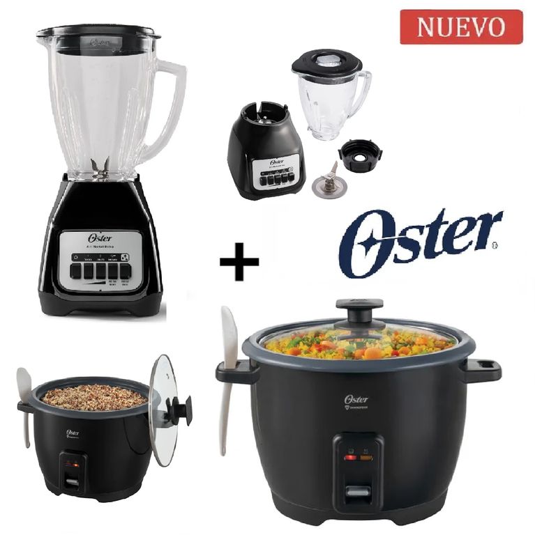 Combo Arrocera CKSTRC10DFBLK + Licuadora BLSTKAGBPB053