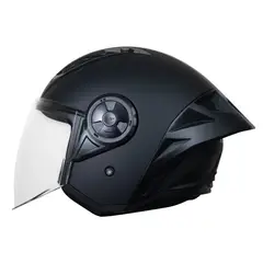 LS2 - CASCO OF616 ABIERTO AIRFLOW II NEGRO MATE CERTIFICADO ECE R22.06