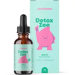 GENERICO - JoySpring DetoxZee - Gotas de zeolita para niños Clinoptilolita con vitamina D3 y vitamina B12