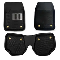 JET - Piso De Auto Bandeja 3D Eco Cuero Universal 3Pcs