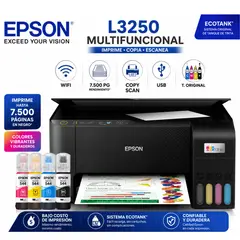EPSON - Impresora Multifuncional EcoTank L3250 WiFi
