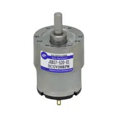 GENERICO - Motor DC 12V con Reductor 200 RPM JGB37-520-CE