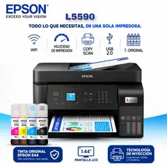 EPSON - Impresora Multifuncional EcoTank L5590 WiFi