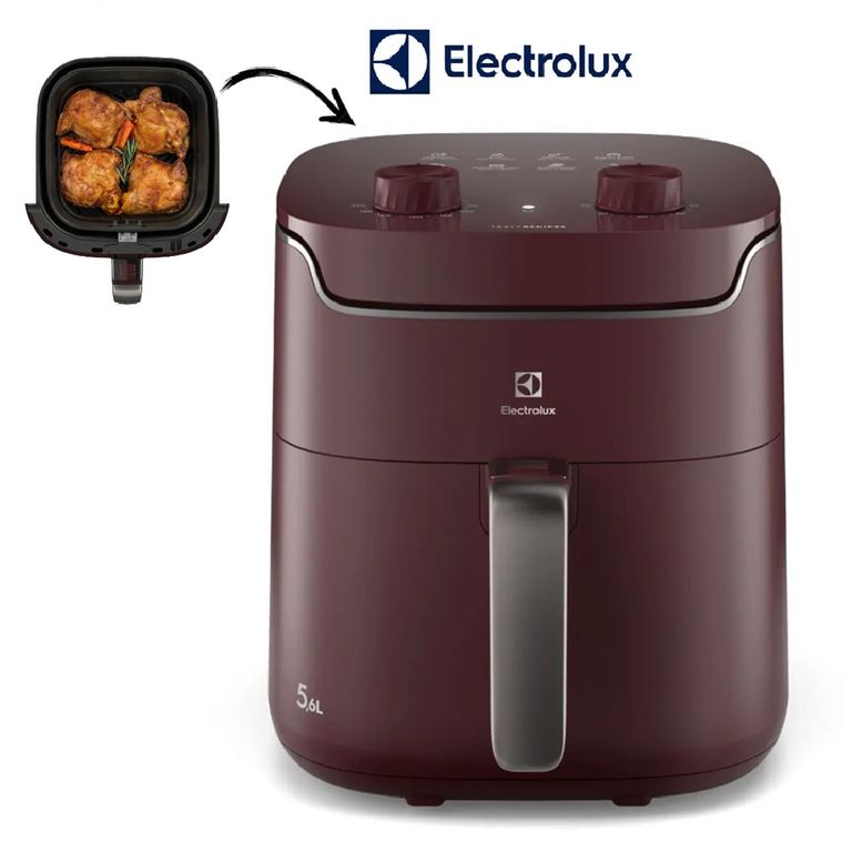 Freidora de Aire 5.6L 1400W Roja EAF41