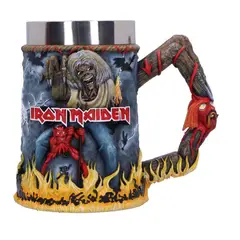 GENERICO - Iron Maiden - Jarro de resina 16cm - The Number of the Beast Tankard - Nemesis Now
