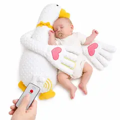 GENERICO - ALMOHADA ARRULLADORA PARA BEBÉ -GANSITO