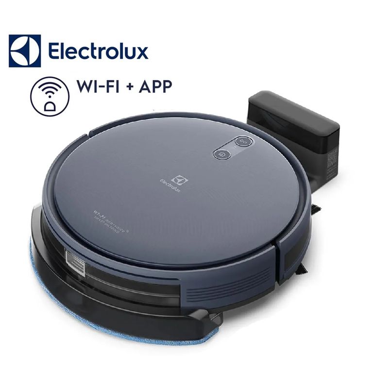 Aspiradora Robot 4 en 1 Azul ERB44 con Wi-Fi