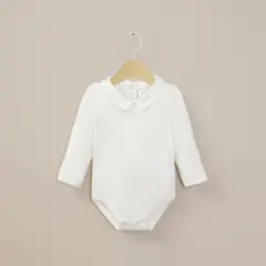 OPALINE - Body Bebé Niño Blanco