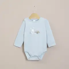 OPALINE - Body Bebé Niño Celeste