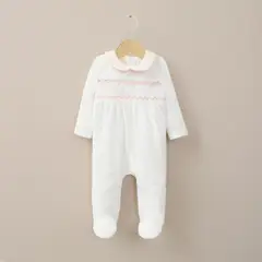 OPALINE - Enterizo Bebé Niña Blanco