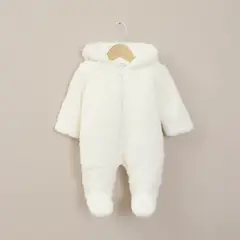 OPALINE - Enterizo Bebé Unisex Blanco