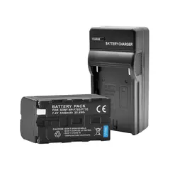 NANOTRON TECHNOLOGIES - Kit Batería recargable F750/ F770 y cargador - cámaras SONY y Luz Led