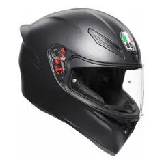CES - CASCO MOTO AGV K1 S NEGRO MATE INTEGRAL DEPORTIVO