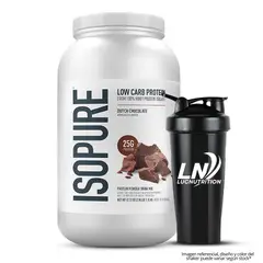 NATURE'S BEST - Isopure Zero Carb 3 lb / Proteina Isolatada Isopure - Dutch Chocolate + Shaker