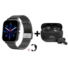 JBL - Audifonos bluetooth WAVE200TWS y Y13 Reloj inteligente