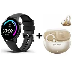 LENOVO - Audifonos bluetooth Clip TA140 y Y85 Reloj inteligente