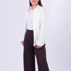 MOCALY - Camisa de Algodón Manga Larga Oversize Mujer