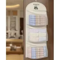 MORITA BAG STORE - ORGANIZADOR COLGANTE MULTIUSOS 3 BOLSILLOS PARA CLOSET Y PUERTA - AHORRA ESPACIO TU HOGAR