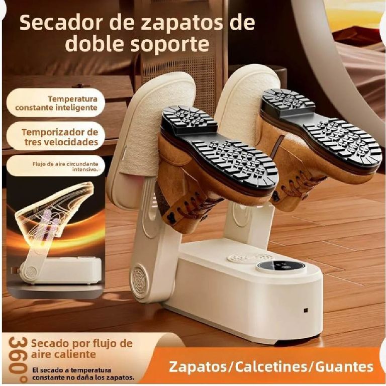 Secadora de Zapatillas Doble con Luz UV
