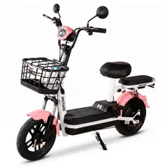 MOTARE - Bicimoto Electric Happy Rosado - Batería extraíble.