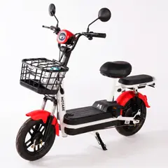 MOTARE - Bicimoto Electric Happy Rojo - Batería extraíble.