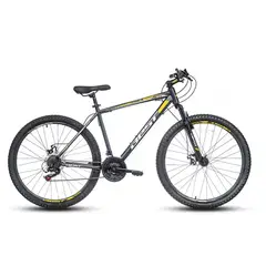Best - Bicicleta Stork - Aro 27.5 Aluminio - 21Velocidades - gris con amarillo