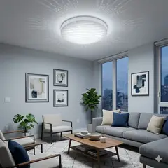 EXTRALED - Panel LED Decorativo E27 D27cm Viedma 48W 3 Tiempos