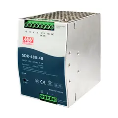 MEAN WELL - Fuente Riel DIN 480W 48VDC 10A In 88-264VAC Con PFC