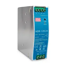 MEAN WELL - Fuentes de alimentación en carril DIN 120W 24VDC 5A EN55022 Class B