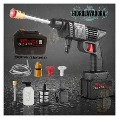 ROHS - PISTOLA HIDROLAVADORA PORTATIL RECARGABLE CON BATERIA GRANDE