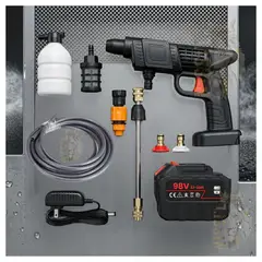 ROHS - HIDROLAVADORA PORTATIL MULTIFUNCIONAL RECARGABLE CON BATERIA GRANDE ULTRA